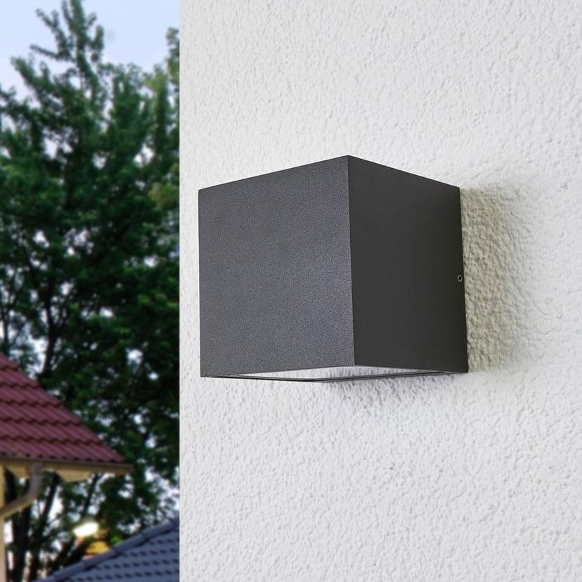 lampenwelt Lucande LED-Außenwandleuchte Merjem 12 cm down IP54 Letzte 3 Tage