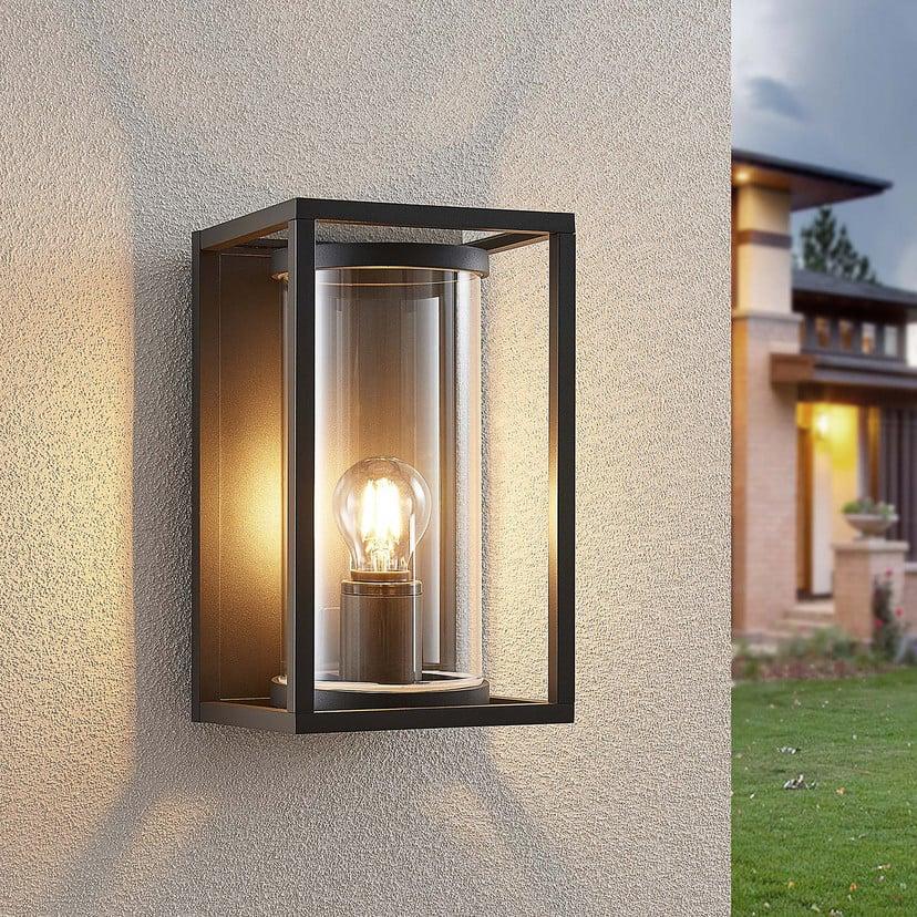 lampenwelt Lucande Außenwandleuchte Brienne 30 cm anthrazit Metall Zeitbegrenzte Promotion