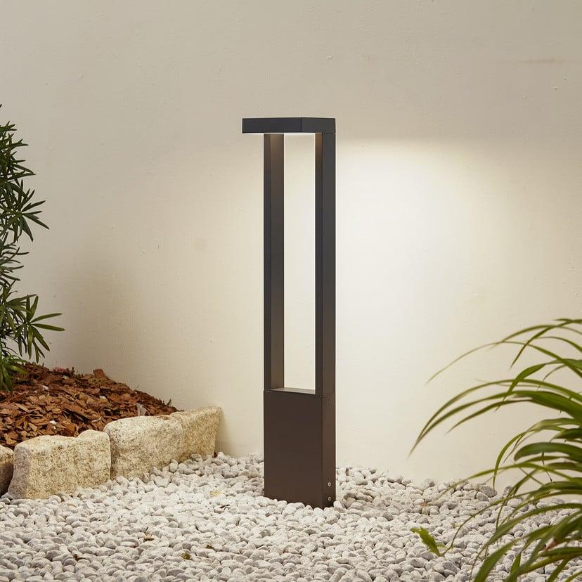 lampenwelt Lindby LED-Wegeleuchte Lonete Höhe 65 cm anthrazit IP65 Vierteljährliche Förderung