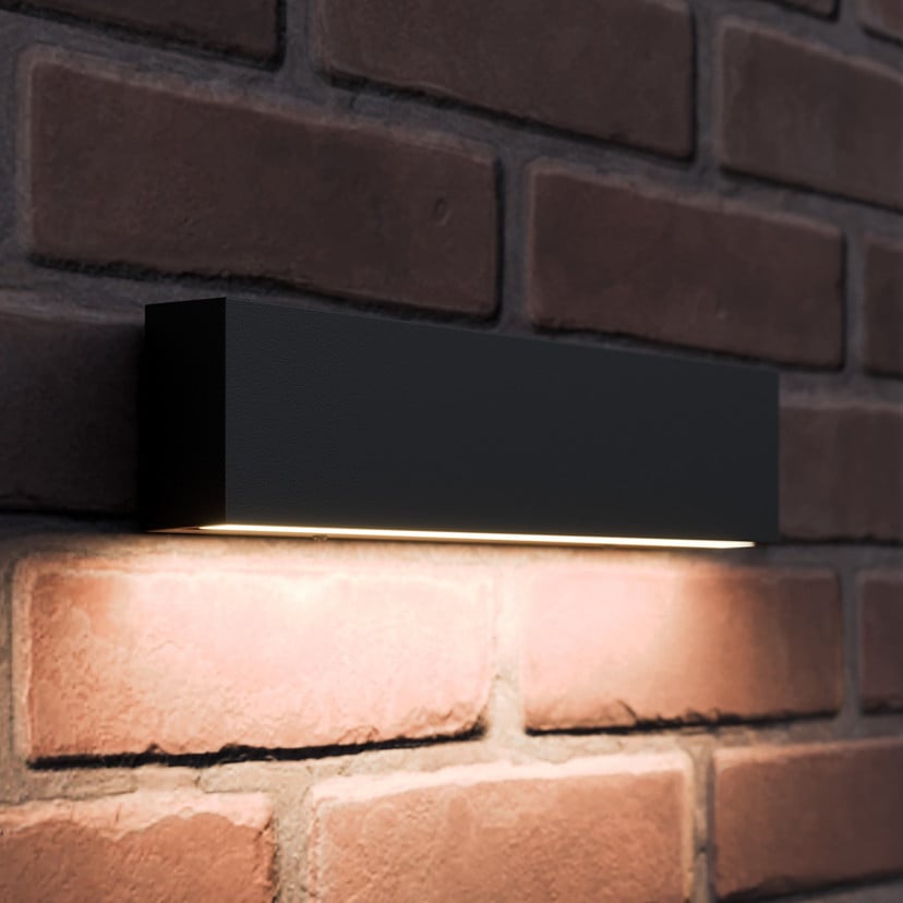 lampenwelt LED-Außenwandlampe Elvira anthrazit Metall warmweiß IP65 Bis zu 55% Rabatt