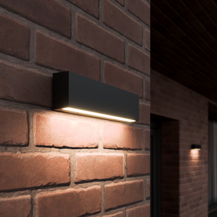 lampenwelt LED-Außenwandlampe Elvira anthrazit Metall warmweiß IP65 Bis zu 55% Rabatt