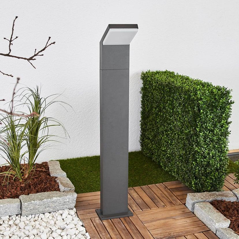 lampenwelt Arcchio LED-Wegeleuchte Yolena 100 cm anthrazit Alu zollfrei