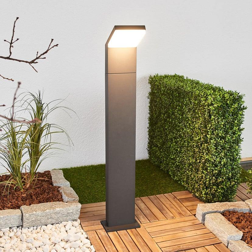 lampenwelt Arcchio LED-Wegeleuchte Yolena 100 cm anthrazit Alu zollfrei