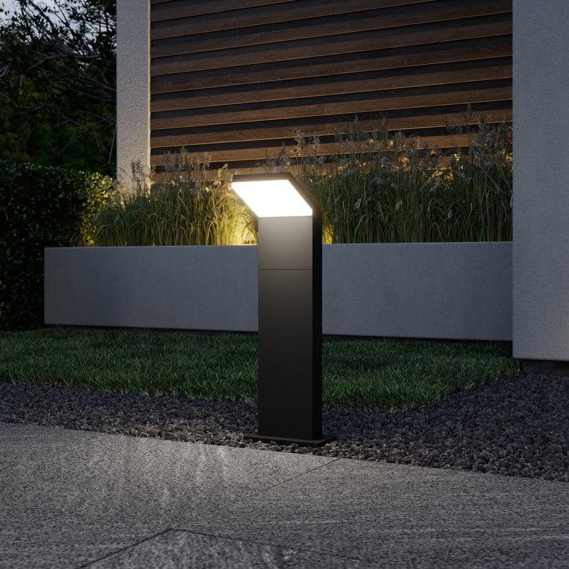 lampenwelt Arcchio LED-Wegeleuchte Yolena 60 cm anthrazit Alu 2025
