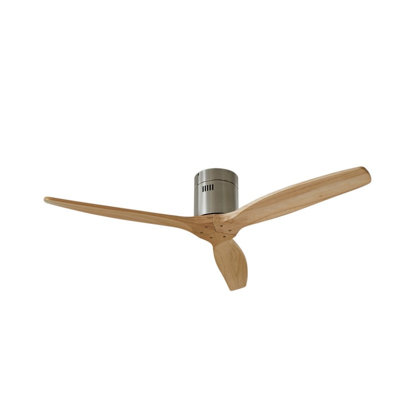 lampenwelt Lucande Deckenventilator Vindur nickel DC leise Ø 132 cm Günstiger Verkauf
