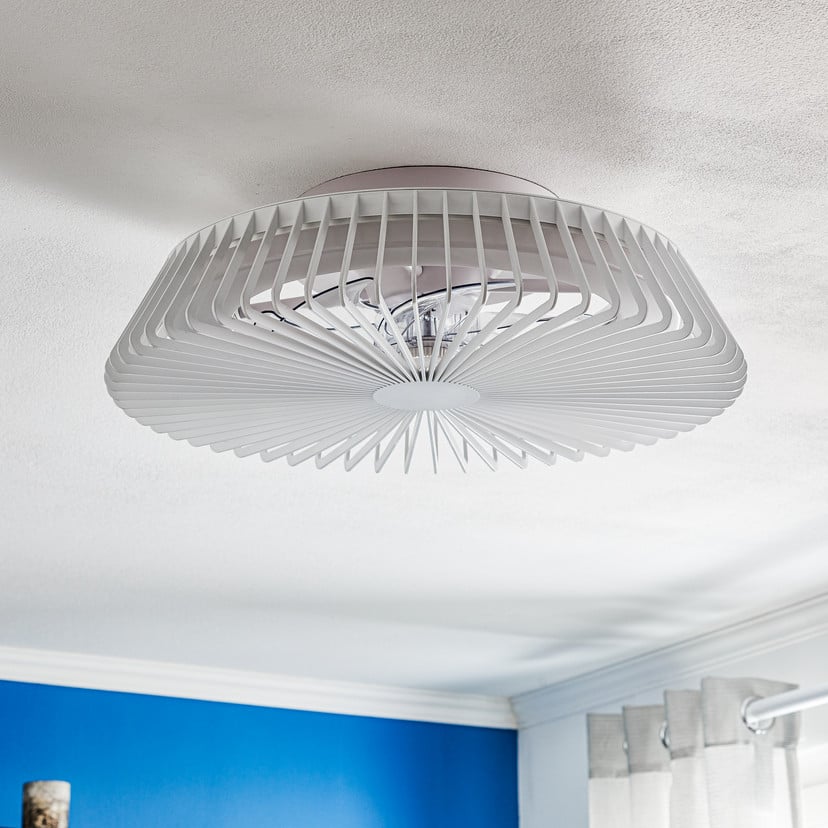 lampenwelt Deckenventilator Himalaya LED App Remote weiß Fabrik Onlineshop