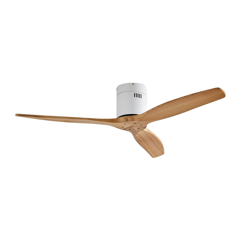 lampenwelt Lucande Deckenventilator Vindur weiß Holz DC leise Fabrikpreis