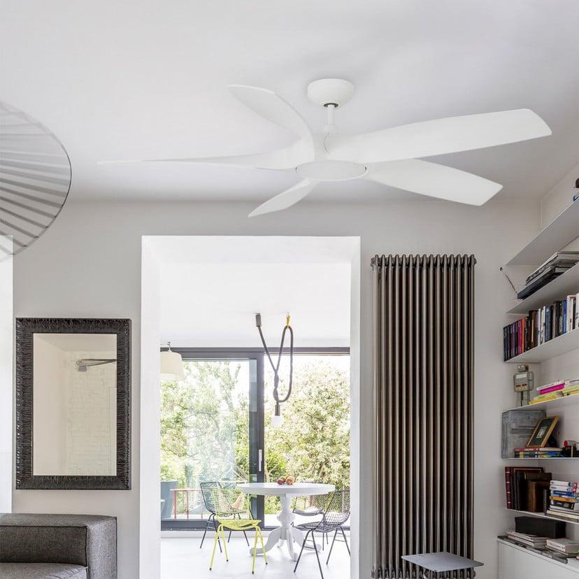 lampenwelt Deckenventilator Cocos L mit LED-Leuchte DC weiß Rabatt