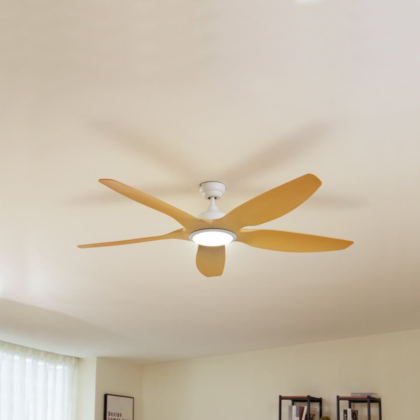 lampenwelt Lucande LED-Deckenventilator Omendo weiß DC leise CCT Saisonschlussverkauf