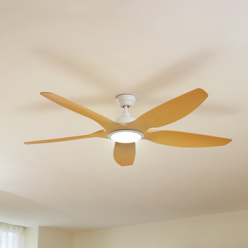 lampenwelt Lucande LED-Deckenventilator Omendo weiß DC leise CCT Saisonschlussverkauf