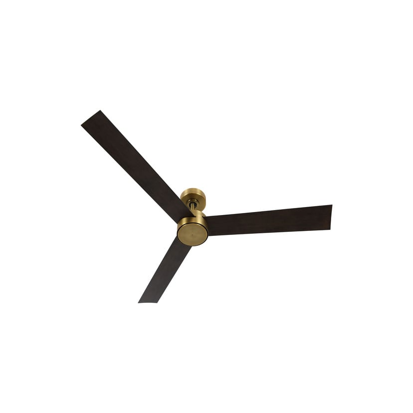lampenwelt Beacon Ventilator mit Licht Climate IV messing/walnuss leise Black Friday