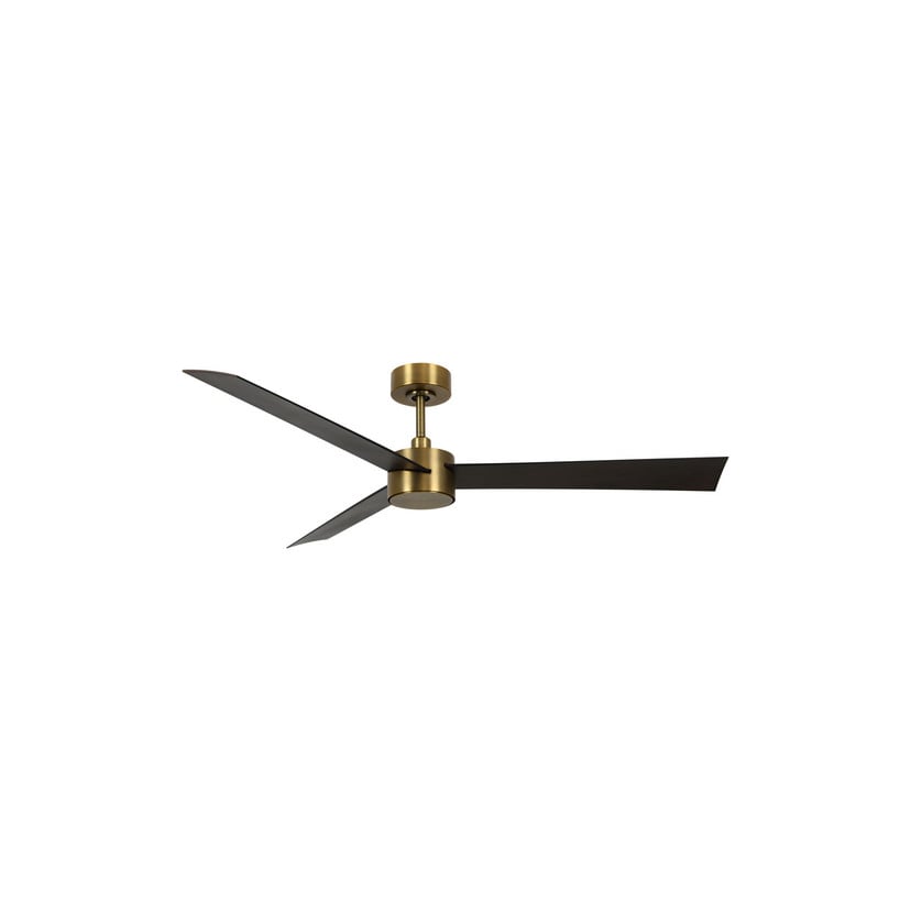 lampenwelt Beacon Ventilator mit Licht Climate IV messing/walnuss leise Black Friday