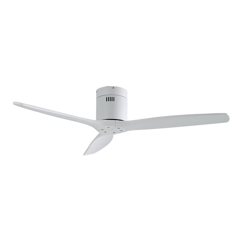 lampenwelt Lucande Deckenventilator Vindur weiß DC leise Ø 132 cm Bestseller