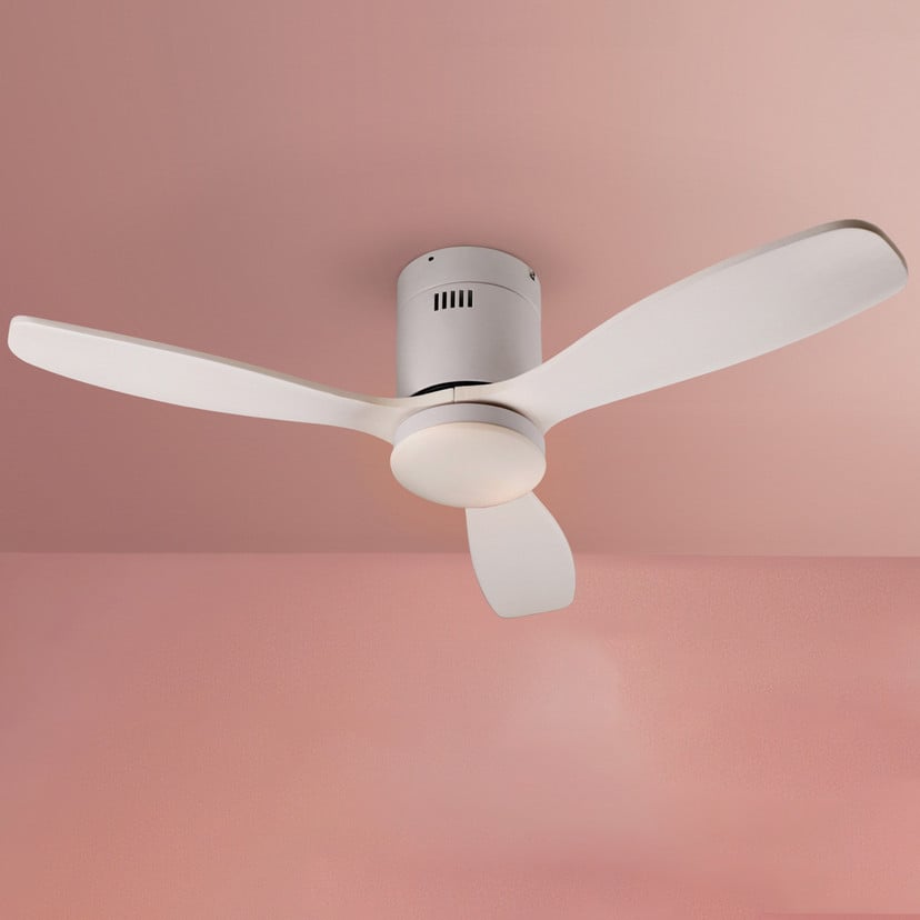 lampenwelt LED-Deckenventilator Siroco Mini DC leise weiß CCT Saisonale Angebote