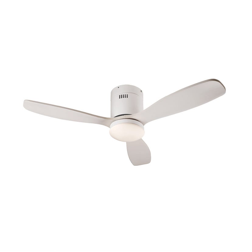 lampenwelt LED-Deckenventilator Siroco Mini DC leise weiß CCT Saisonale Angebote