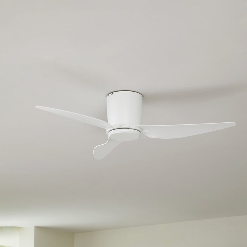 lampenwelt Lindby Deckenventilator Aulo weiß DC leise Ø 123 cm Räumungsverkauf