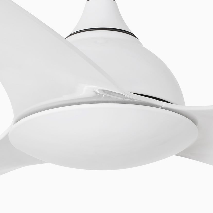lampenwelt Deckenventilator Sioux L 3 Flügel DC IP44 weiß Tägliche Deals