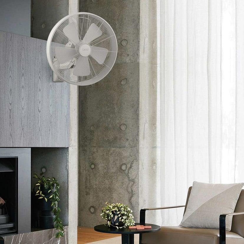 lampenwelt Beacon Wandventilator Breeze weiß Ø 41 cm leise Tiefpreis