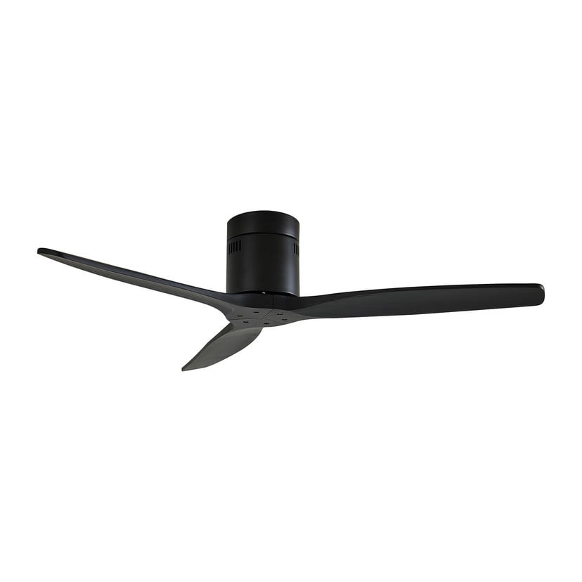 lampenwelt Lucande Deckenventilator Vindur schwarz DC leise 132 cm Kostenlose Rückgabe