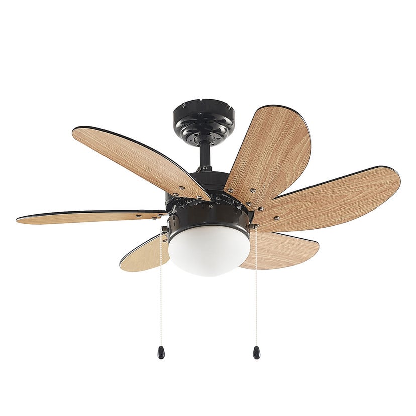 lampenwelt Lindby Deckenventilator Minja schwarz leise 78 cm E14 Neueste Stile