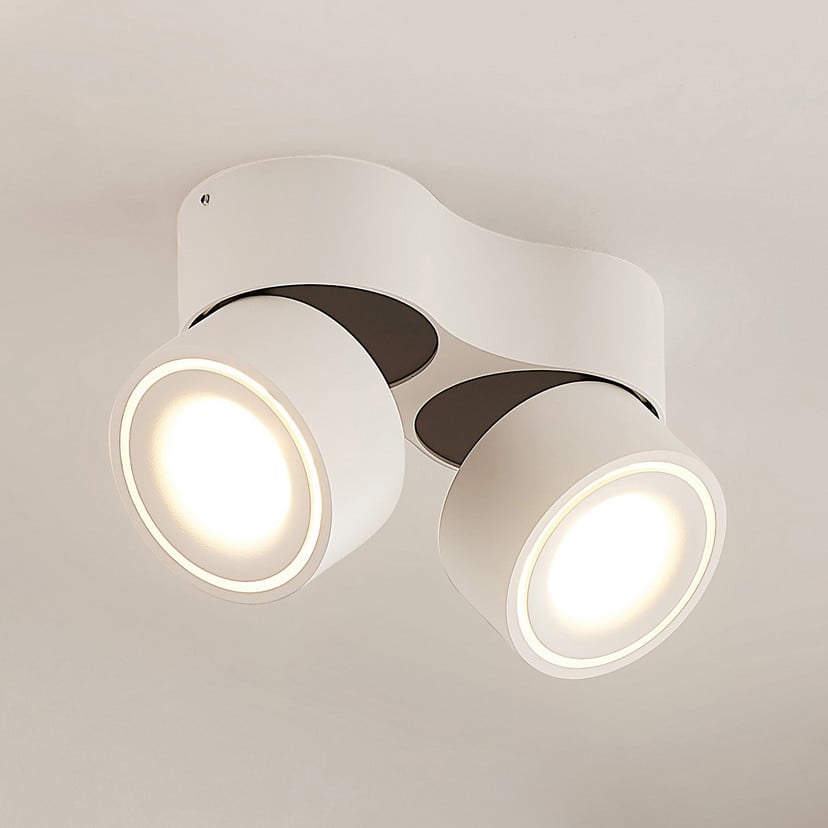 lampenwelt Arcchio LED-Deckenstrahler Rotari weiß 2-flg. 1640lm Zeitbegrenzte Promotion