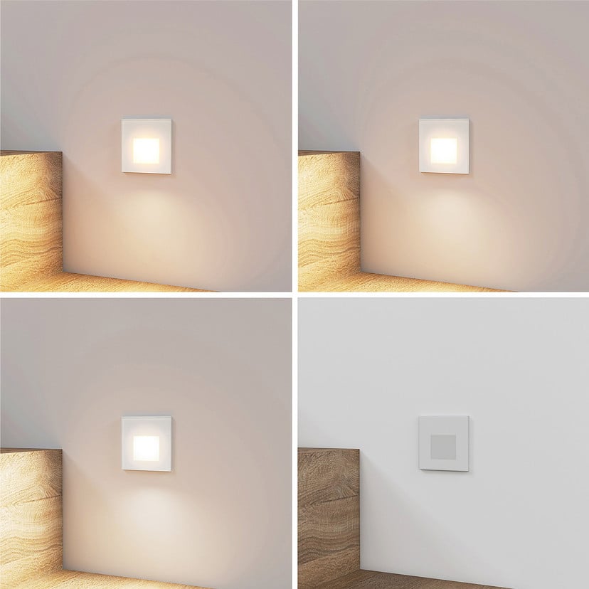lampenwelt Arcchio LED-Einbaulampe Vexi 7 8 cm x 7 8 cm weiß CCT Bis zu 55% Rabatt