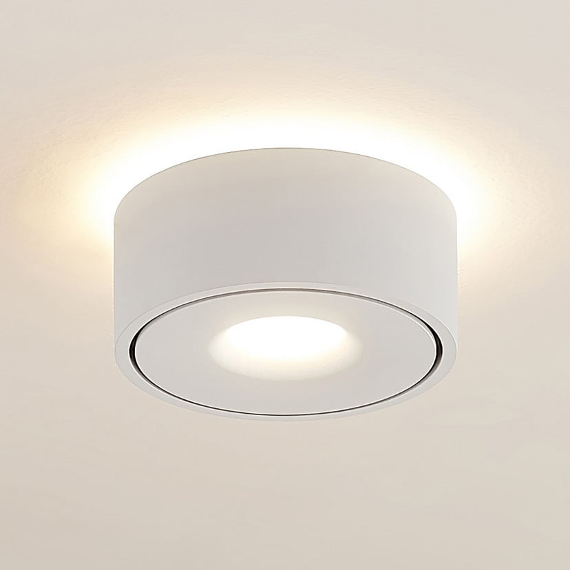lampenwelt Arcchio LED-Deckenlampe Rotari weiß up und down Alu Riesige Rabatte