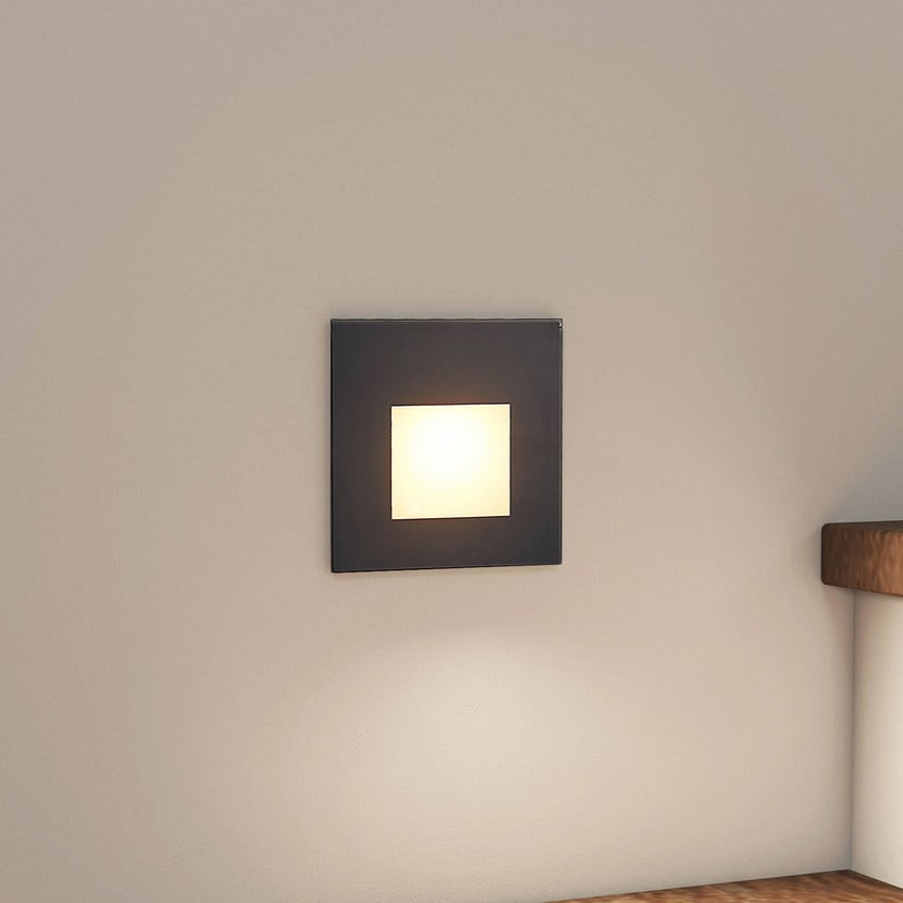 lampenwelt Arcchio LED-Einbaulampe Vexi 7 8 cm x 7 8 cm schwarz CCT 50% Rabatt für begrenzte Zeit