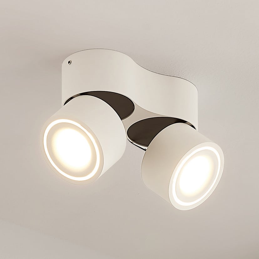 lampenwelt Arcchio LED-Deckenstrahler Rotari weiß 2-flg. 1140lm Hotsell