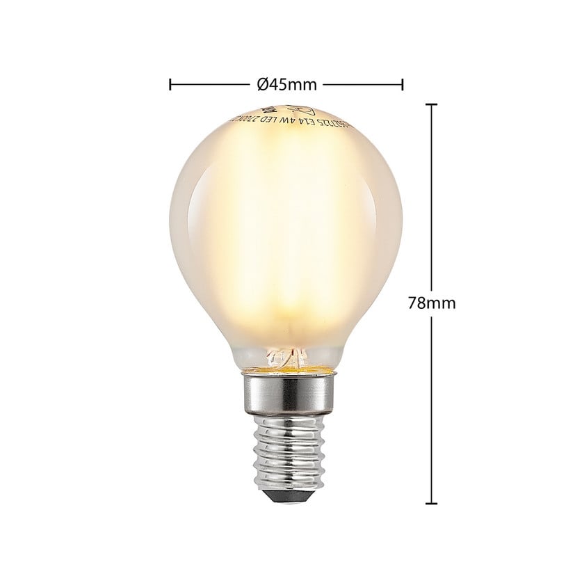 lampenwelt Arcchio LED-Leuchtmittel Tropfenlampe E14 4W matt 2.700K Osterangebot