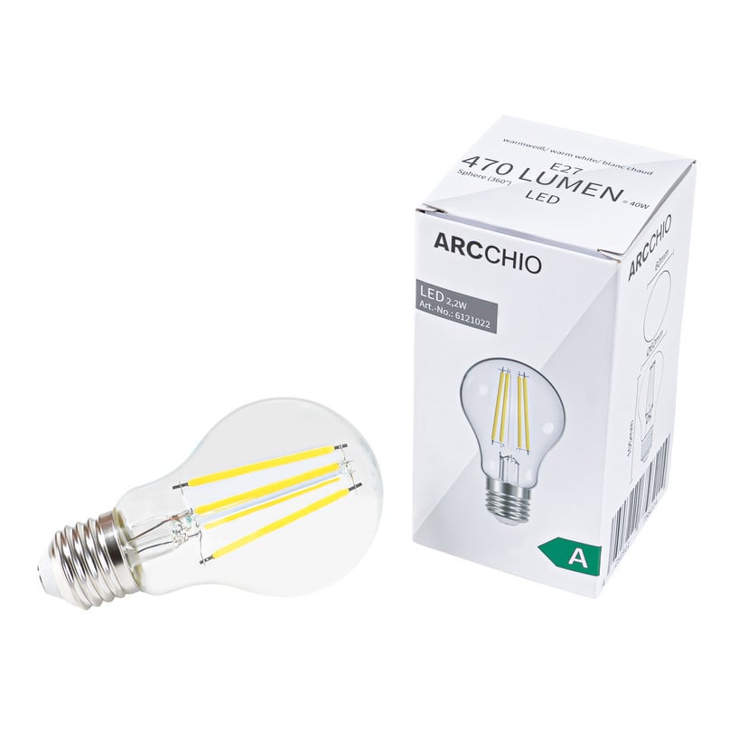 lampenwelt Arcchio LED-Leuchtmittel Filament E27 2 2 W klar 3.000 K Heißer Verkauf