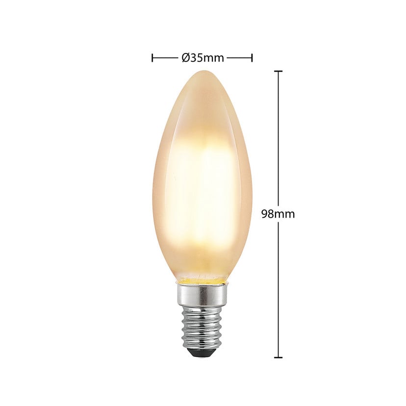 lampenwelt Arcchio LED-Kerzenlampe E14 4 W matt 2.700 K dimmbar VIP-Rabatte