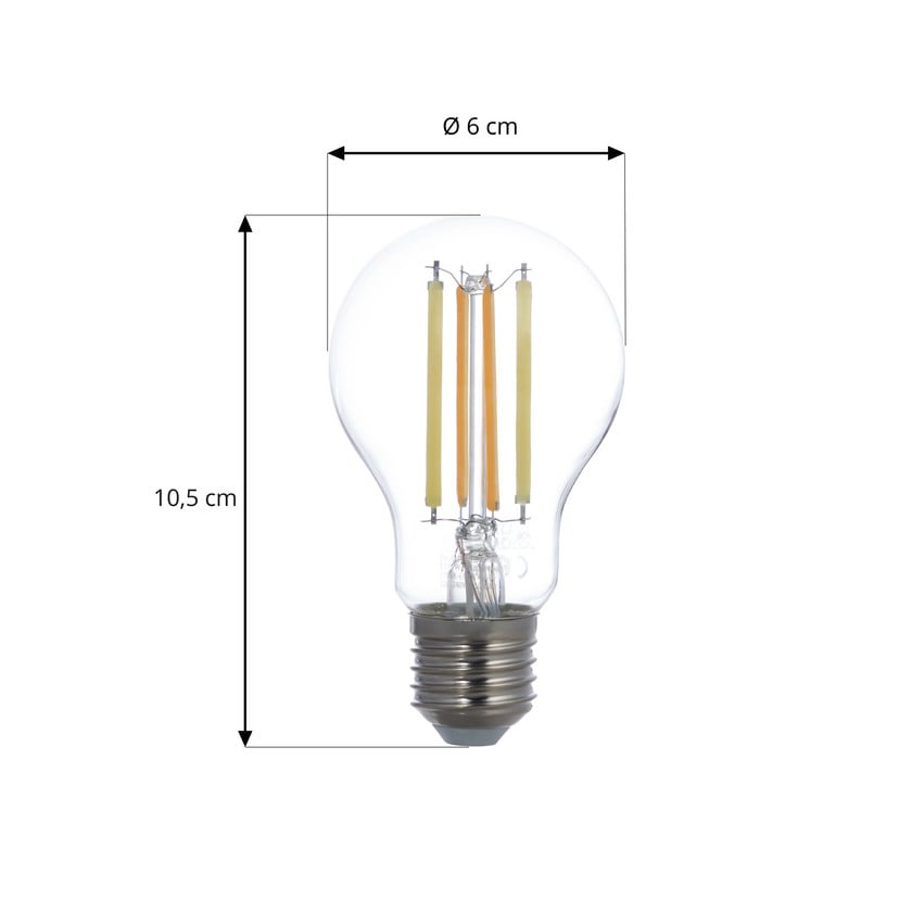 lampenwelt LUUMR Smart LED-Leuchtmittel E27 A60 7W klar ZigBee Hue Tuya Begrenzte Freigabe