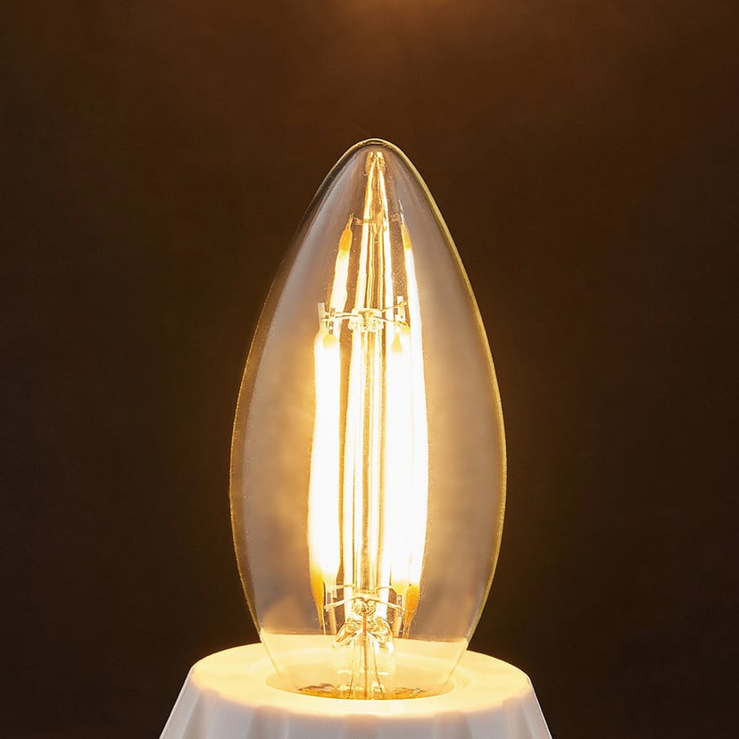 lampenwelt Lindby LED-Leuchtmittel Kerze E14 4W klar 2700K Sonderangebot der Fabrik