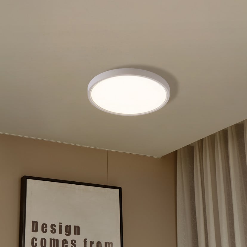 lampenwelt Lindby Smart-LED-Deckenleuchte Deika Ø 30 cm weiß Tuya zollfrei