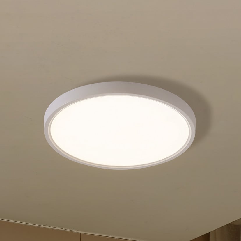 lampenwelt Lindby Smart-LED-Deckenleuchte Deika Ø 30 cm weiß Tuya zollfrei