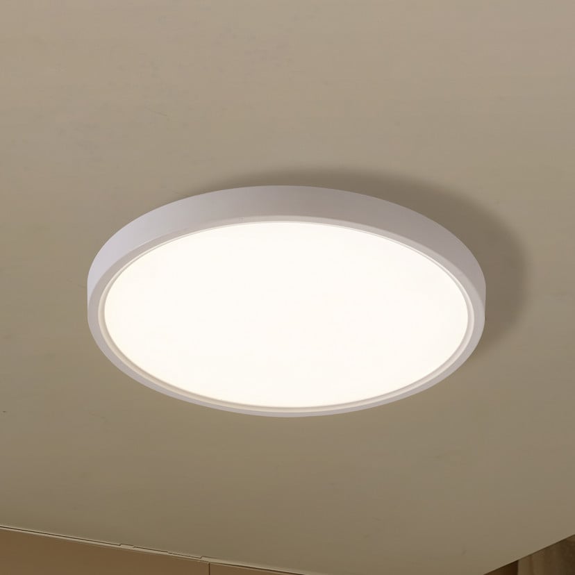 lampenwelt Lindby Smart-LED-Deckenleuchte Deika Ø 40 cm weiß Tuya 2025