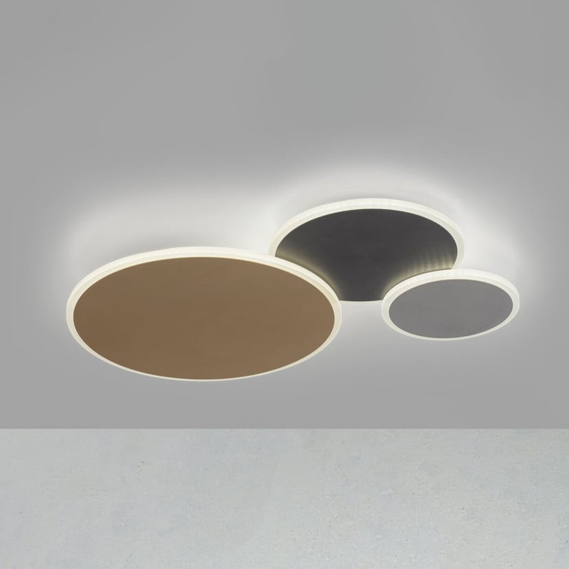 lampenwelt Paul Neuhaus Q-Piato LED-Deckenleuchte dreiflammig Angebote