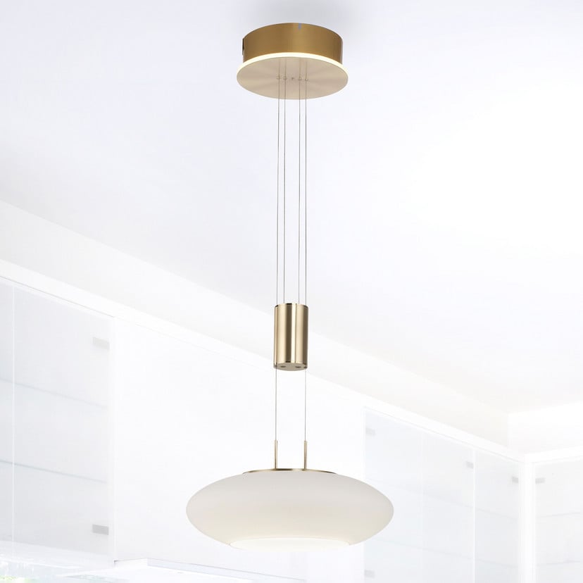 lampenwelt Paul Neuhaus Q-ETIENNE LED-Hängelampe 1fl messing Hotsell