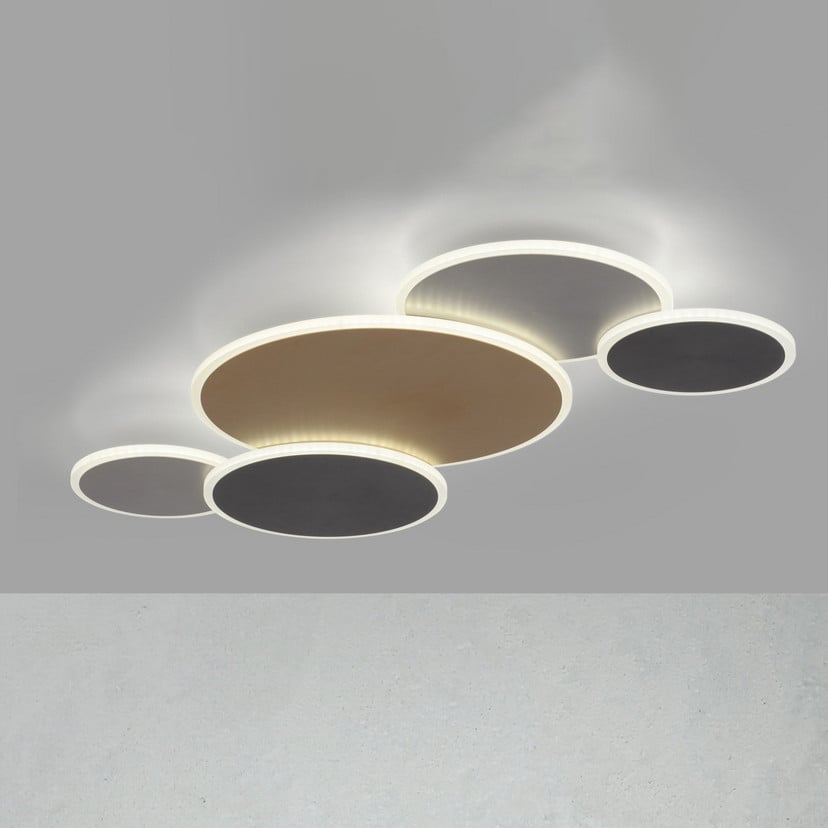 lampenwelt Paul Neuhaus Q-Piato LED-Deckenleuchte fünfflammig Cyber Monday