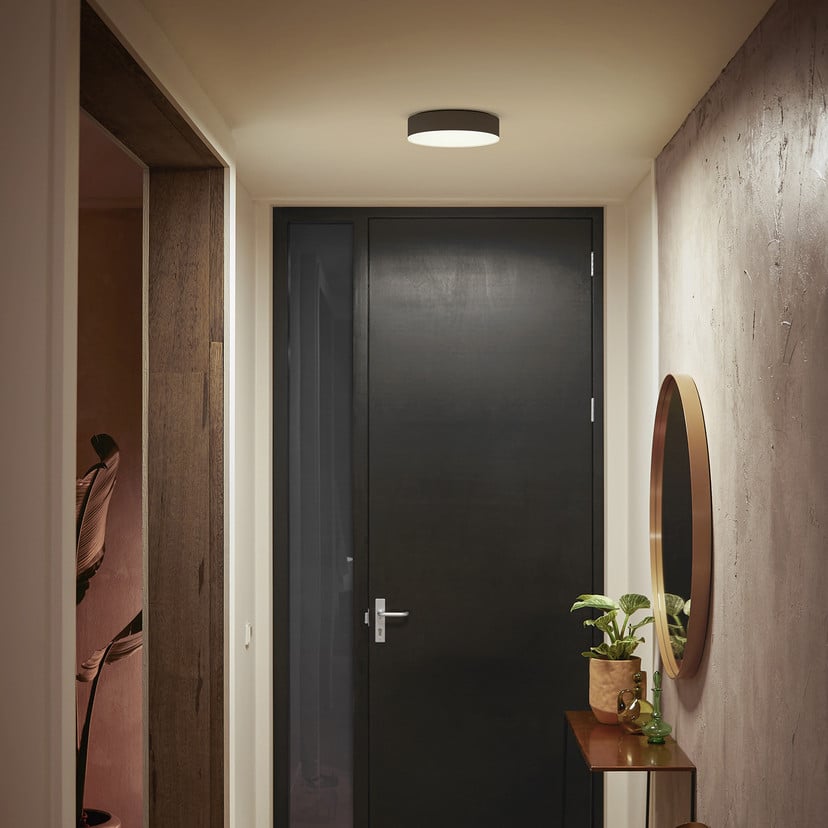 lampenwelt Philips Hue Enrave LED-Deckenlampe 26 1cm schwarz Weihnachtsangebot