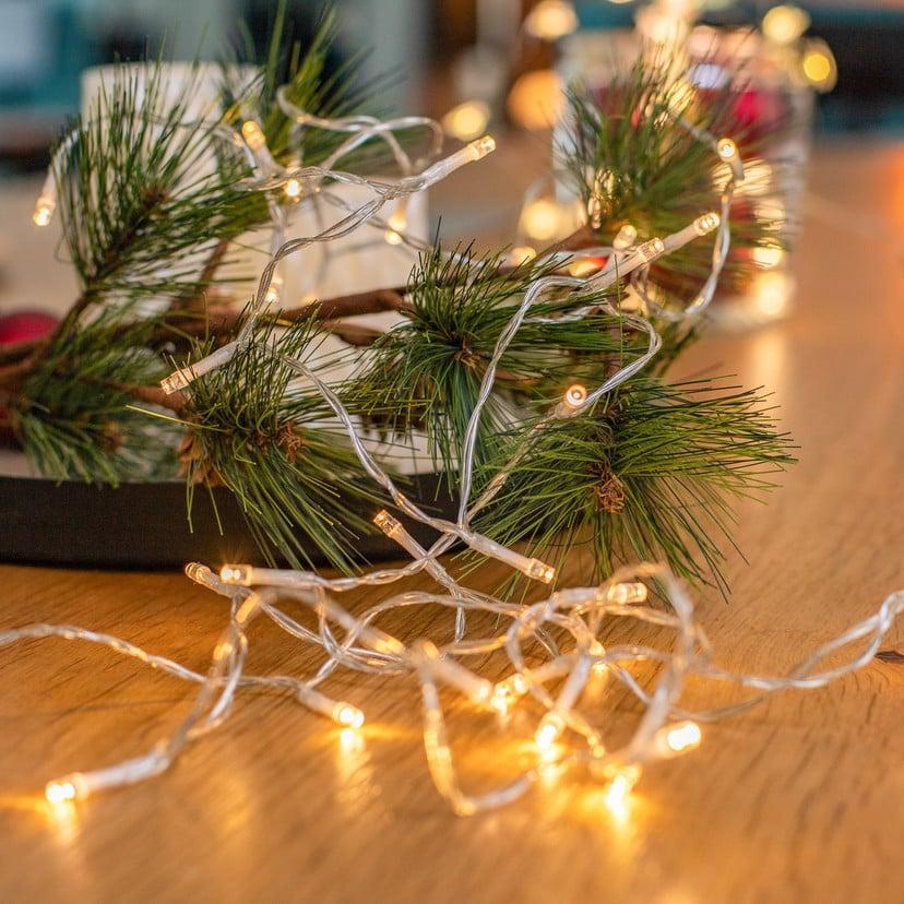 lampenwelt Lindby LED-Lichterkette Yven 30-flammig 320 cm Timer Zeitlich begrenztes Angebot
