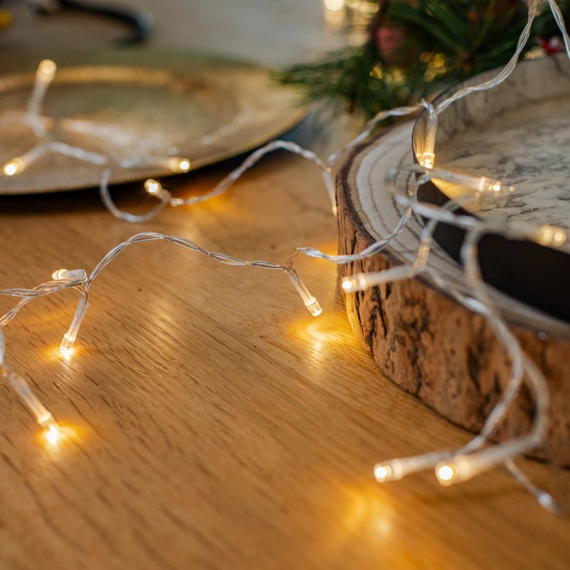 lampenwelt Lindby LED-Lichterkette Yven 30-flammig 320 cm Timer Zeitlich begrenztes Angebot