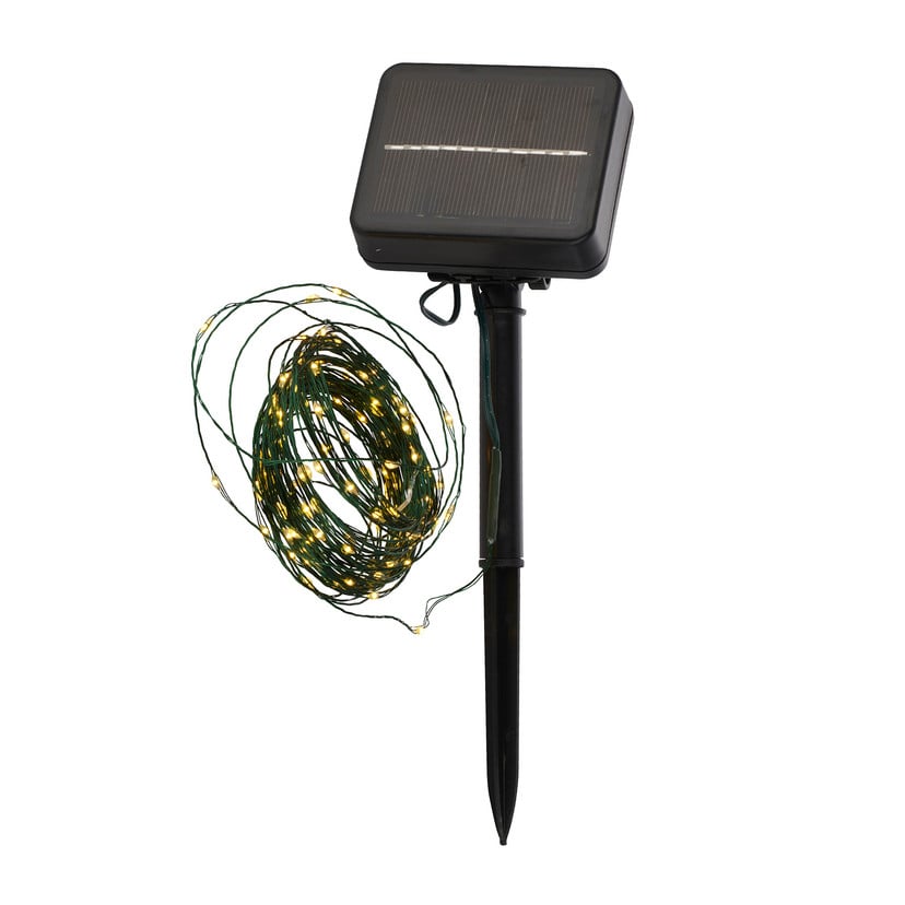 lampenwelt LED-Solarlichterkette Knirke Solar 7 9 m 80 LEDs Blitzangebot