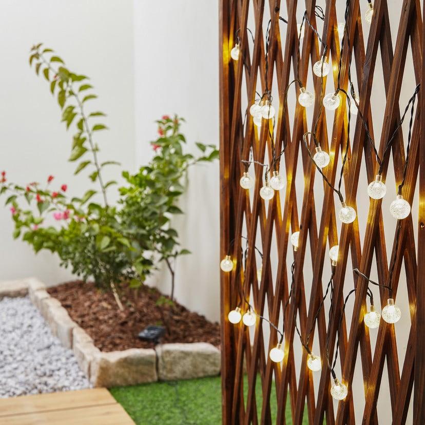 lampenwelt Lindby LED-Solar-Lichterkette Mionel Kugeln 30-flg. 635cm Saisonale Angebote