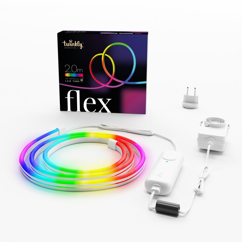lampenwelt Twinkly Light flex LED-Lichtschlauch RGB 2m WIFI Super Rabatt