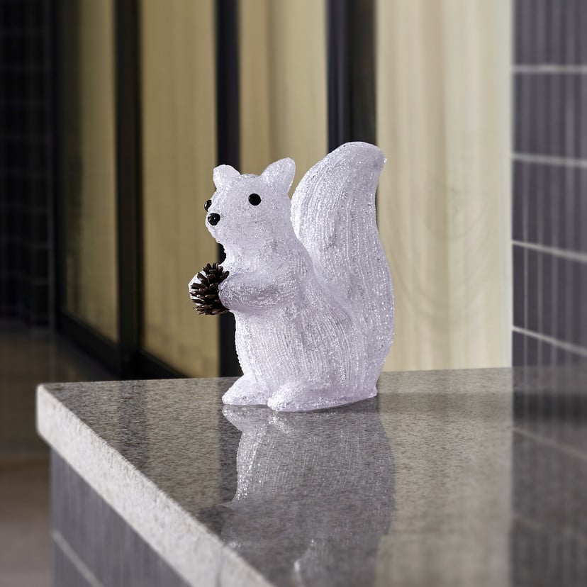 lampenwelt Lindby Yuki LED-Dekofigur Kunststoff Eichhörnchen Riesige Rabatte