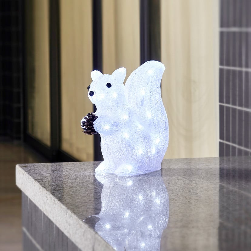 lampenwelt Lindby Yuki LED-Dekofigur Kunststoff Eichhörnchen Riesige Rabatte