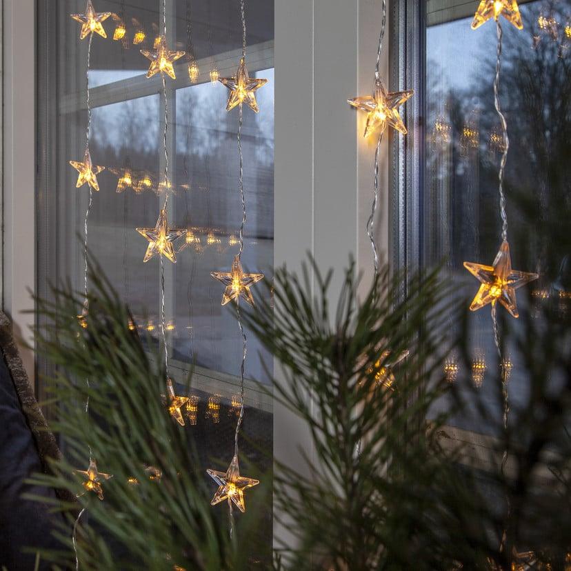 lampenwelt LED-Lichtervorhang Star Curtain 30-flammig Begrenzt auf 3 Tage