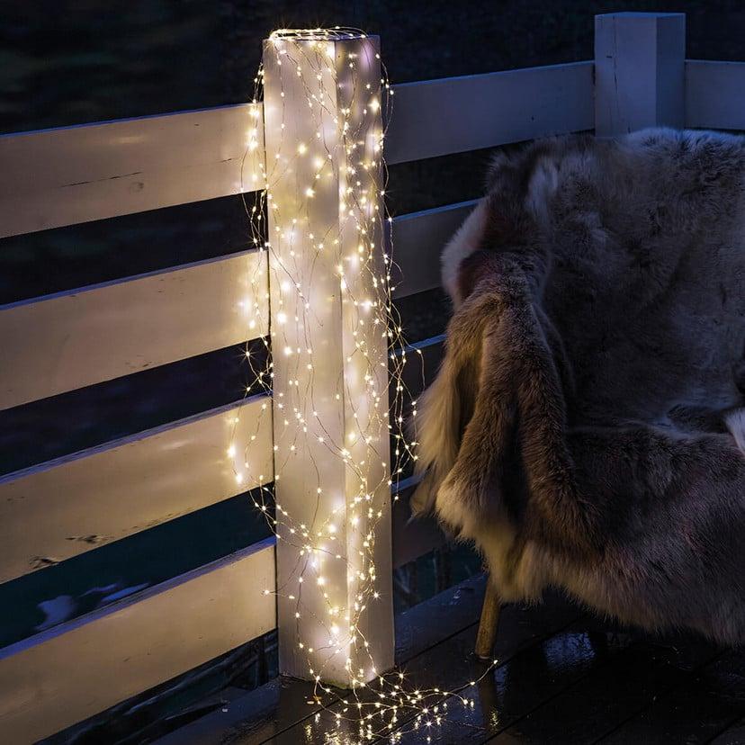 lampenwelt LED-Lichterkette Knirke für außen 200-flg Speichern exportieren